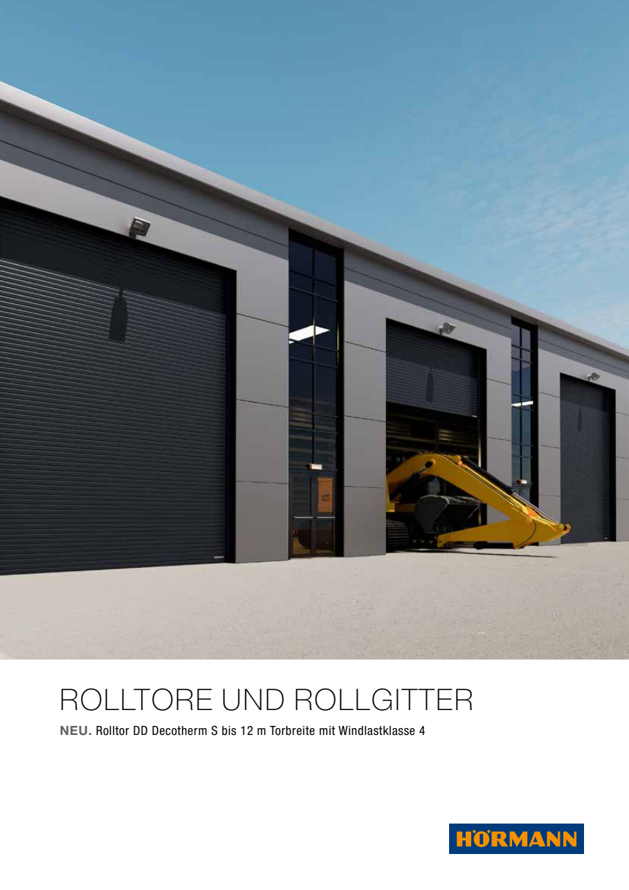 Katalog Rolltore und Rollgitter